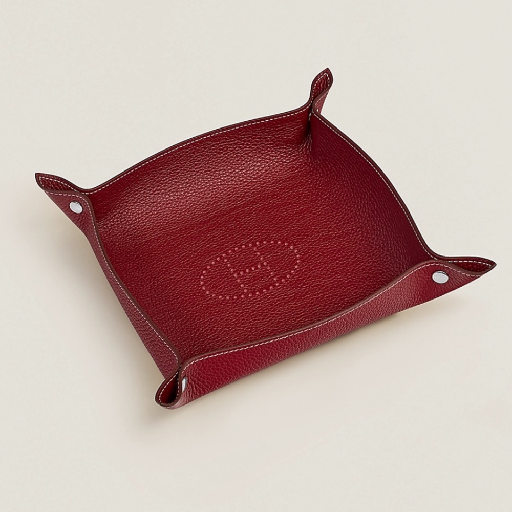 Hermes Mises En Relances Change Tray Bordeaux